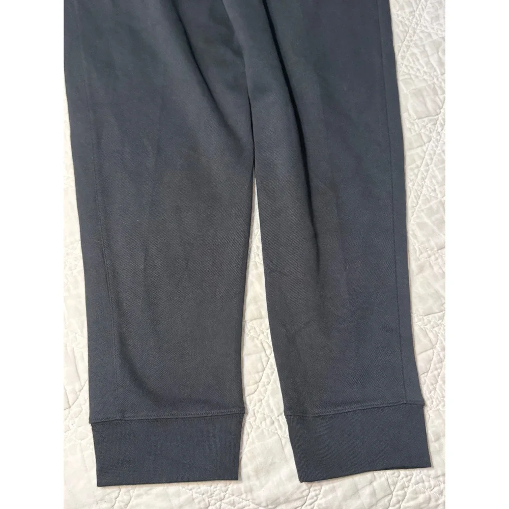 Polo Ralph Lauren Mens Double Knit Joggers Black Red Pony Zip Pockets XL